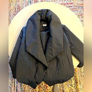 Planet asymmetrical nylon jacket
